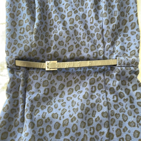 Dark blue leopard dress - Picture 3 of 5